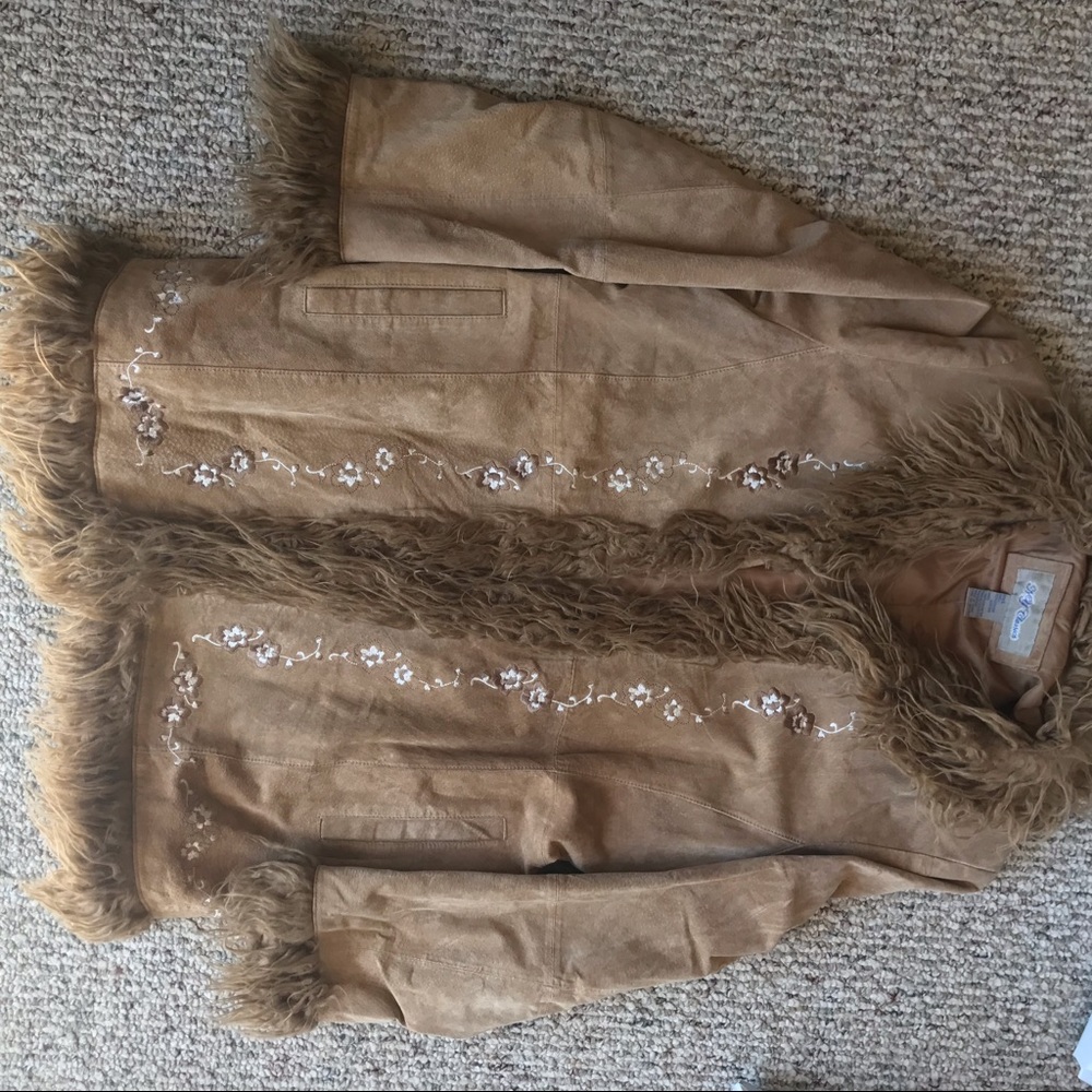 My Classics Tan Leather Jacket Size XL #211
